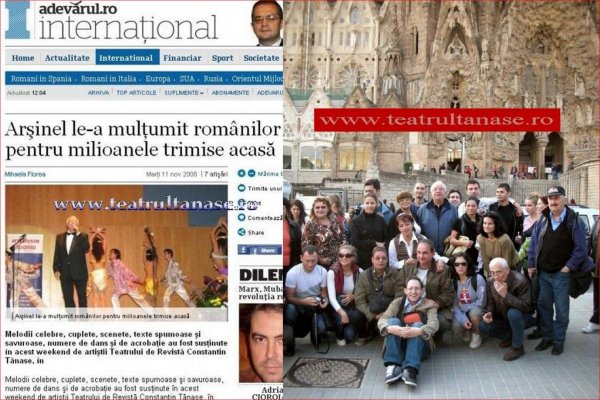Alexandru_Arsinel le-a multumit romanilor pentru milioanele trimise acasa! Adevarul.ro 11.11. 2008.Media