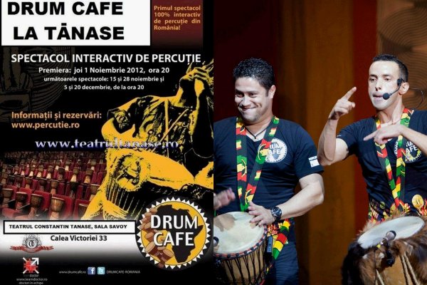 FOTO Spectacol Interactiv de percutie DRUM CAFE 2012