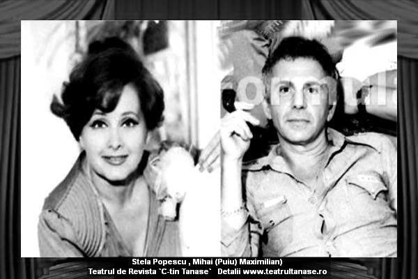 Stela_Popescu si sotul sau, textierul Mihai Maximilian (1933-14.12.1998)