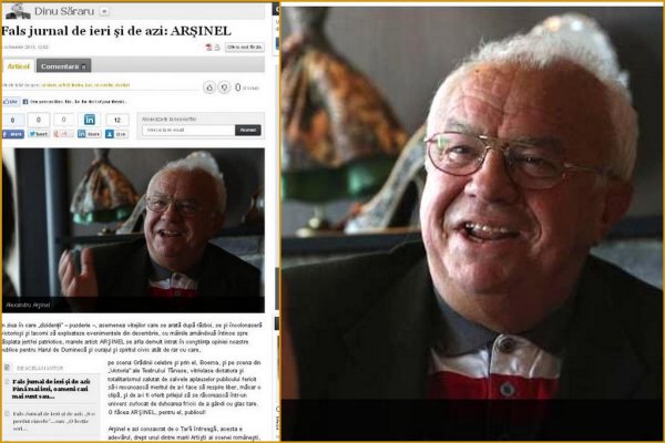 Alexandru_Arsinel `Fals jurnal de ieri si de azi`(autor Dinu Sararu) Adevarul.ro 04.10. 2013.Media