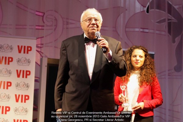Alexandru_Arsinel si Nae Lazarescu, premiantii Galei `Ambasad`or VIP 28.11. 2013.Evenimente