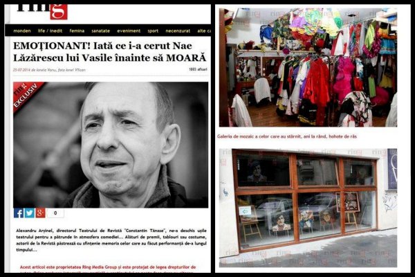 Vasile_Muraru rememoreaza: `Ce i-a cerut Nae Lazarescu lui Vasile inainte sa moara` 