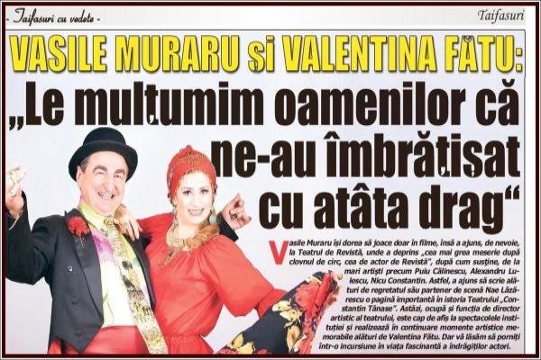 Valentina_Fatu si Vasile Muraru Foto, Interviu Taifasuri.ro
