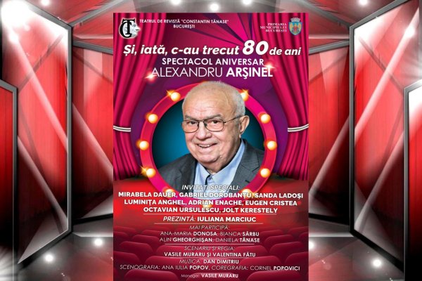 Alexandru_Arsinel `Si iata c-au trecut 80 de ani` Spectacol aniversar 2019 FOTO