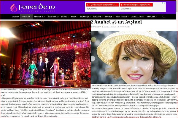 EURO SAVOY 2 Anghel si-un Arsinel Articol Femeide10.ro Autor Marina Almasan