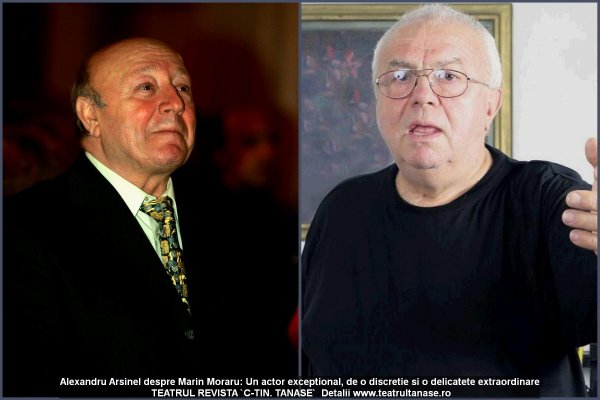 IN MEMORIAM Marin Moraru (31.01.1937 - 21.08.2016), coleg de studentie cu Alexandru Arsinel
