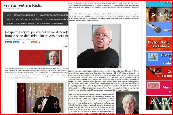 Alexandru_Arsinel `Respectul agorei` Cronica de Serban Cionoff 2017
