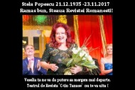 IN MEMORIAM STELA POPESCU 21.12.1935 - 23.11.2017 